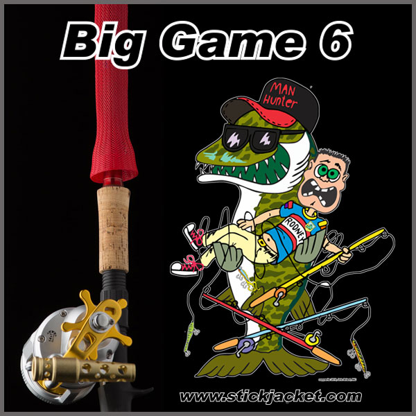 Big Game 7 Rod Cover, Stick Jacket®, Tame The Tangle™