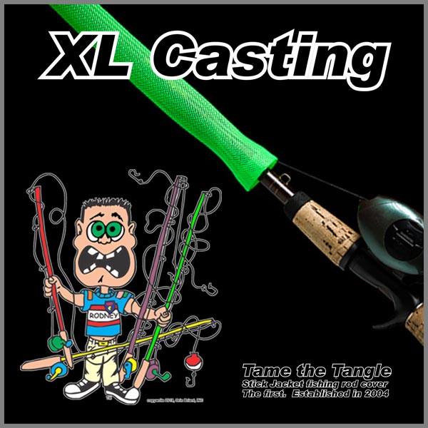 Stick Jacket XL Casting Fishing Rod Cover